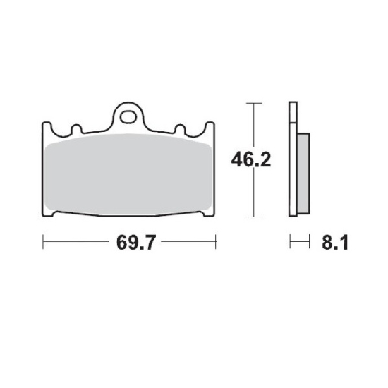 MOTO-MASTER Racing GP SinterPRO Offroad Brake Pads 099912