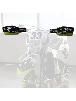 X-GRIP Handguard-Sticker Set Optimized for Husqvarna 2017 - 2019 green/black XG-2170