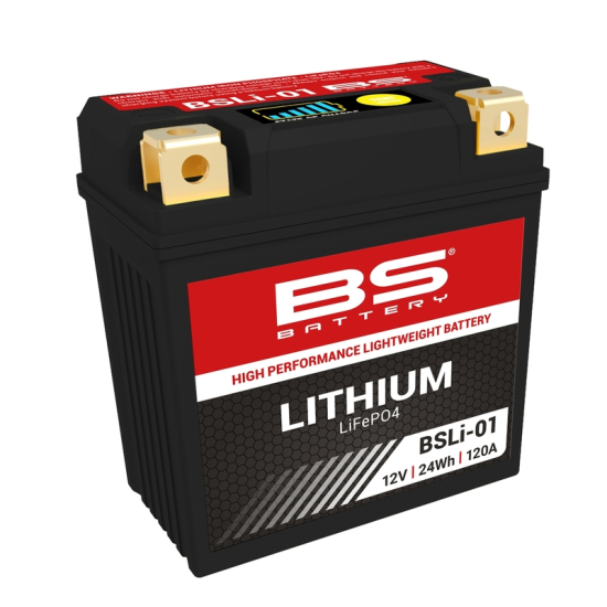 BSL Battery Lithium-Ion BSLI-01 for Motorbikes by BS BATTERY