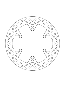 MOTO-MASTER Halo Series Rear Rotor REAR DISC BMW 110518