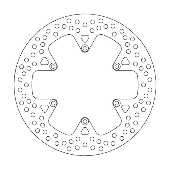 MOTO-MASTER Halo Series Rear Rotor REAR DISC BMW 110518