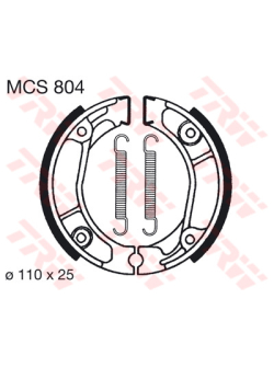 TRW Brake Shoes MCS804 - Premium Motorbike Brake Components