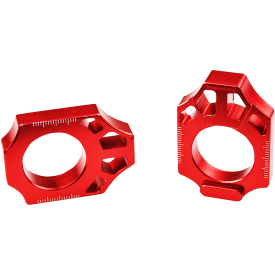 SCAR AXLE BLOCK HONDA RED AB201