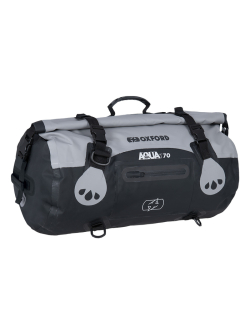 OXFORD Aqua T-70 Roll Bag Grey/Black 70L - Premium Motorcycle Luggage