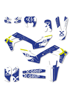 X-GRIP Graphic Kit XG-Design #20 - Blue/White/Mat for SHERCO SE(F) 2017 | XG-2632