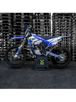 X-GRIP Graphic Kit XG-Design #20 - Blue/White/Mat for SHERCO SE(F) 2017 | XG-2632