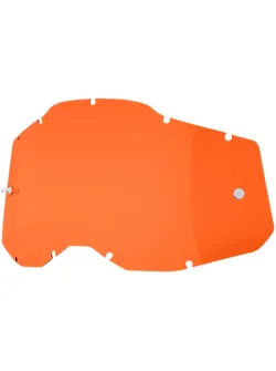 100% Accuri 2/Racecraft 2/Strata 2 Goggle Lens ORANGE 59077-00007