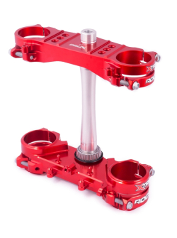 XTRIG Rocs Triple Clamp Offset 22mm Red for Honda CRF