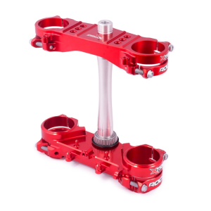 XTRIG Rocs Triple Clamp Offset 22mm Red for Honda CRF