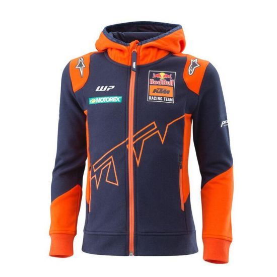 KTM Replica Team Zip Youth Hoodie 3RB22002250 - Premium Motorbike Apparel