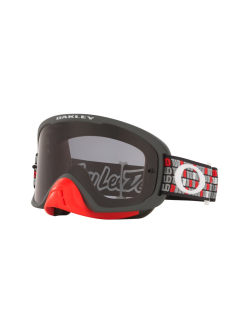 OAKLEY O-FRAME 2.0 PRO MX Goggle 0OO7115 TLD MONOGRAM GUNMETAL RED 711530