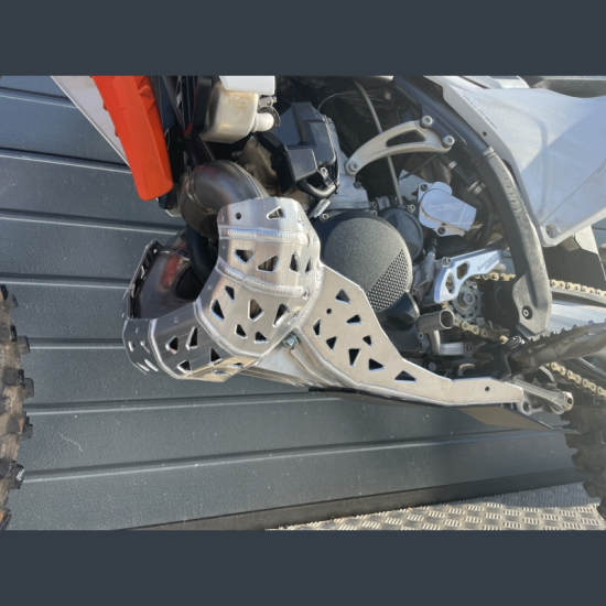 P-TECH Skid Plate with Exhaust Guard for KTM SX/XC/EXC, Husq #2