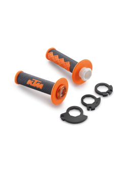 KTM Lock-On Grip Set 78102924000 - High-Performance Motorbike Grips