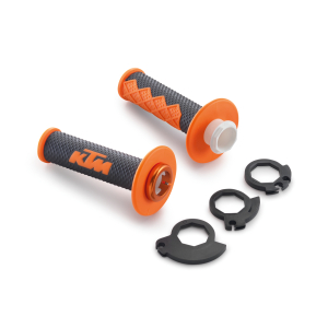 KTM Lock-On Grip Set 78102924000 - High-Performance Motorbike Grips