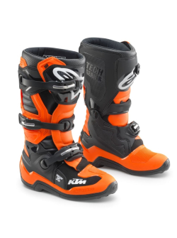 KTM Kids Tech 7S MX Boots (Black/Orange) 3PW23000760