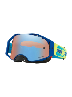 OAKLEY AIRBRAKE MX Goggle 0OO7046 Silver/blue colorshift 7046B9