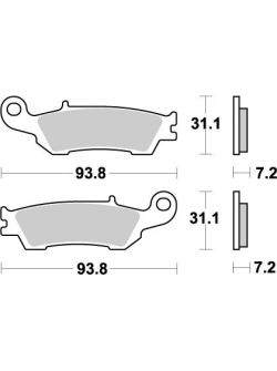 MOTO-MASTER Nitro Brake Pads 094921