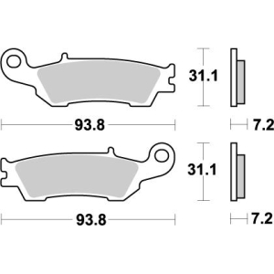 MOTO-MASTER Nitro Brake Pads 094921