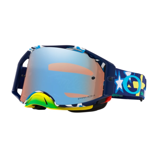 OAKLEY AIRBRAKE MX Goggle 0OO7046 Blue Banner 7046D1