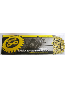 SFR 520V-O-118 Gold O-Ring Chain - 118 Links for Motorcycles up to 400ccm (30.4KN)