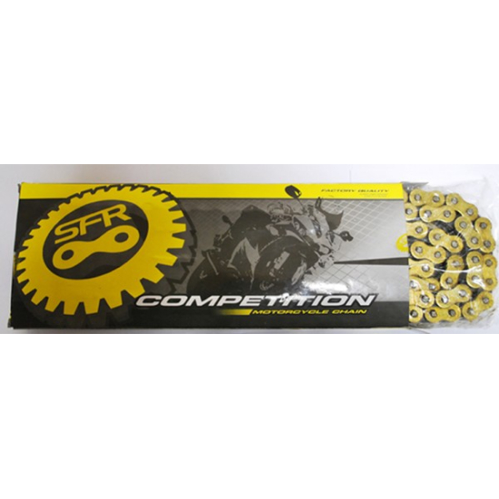 SFR 520V-O-118 Gold O-Ring Chain - 118 Links for Motorcycles up to 400ccm (30.4KN)