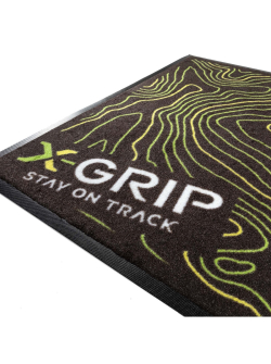 X-GRIP Doormat 'I LIKE IT DIRTY' 80 x 100cm Black/Green XG-1984