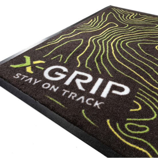 X-GRIP Doormat 'I LIKE IT DIRTY' 80 x 100cm Black/Green XG-1984