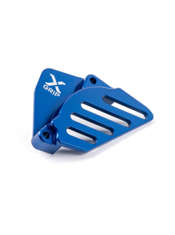 X-GRIP Blue & Black Sprocket Cover/Clutch Slave Protection - XG-2664-00 | High-Quality Motorcycle Parts