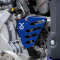 X-GRIP Blue & Black Sprocket Cover/Clutch Slave Protection - XG-2664-00 | High-Quality Motorcycle Parts