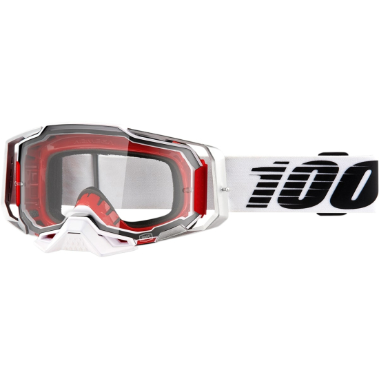 100% Armega Goggles LIGHTSBR CL 50004-00002 - High-Performance Adult Motorcycle Goggles