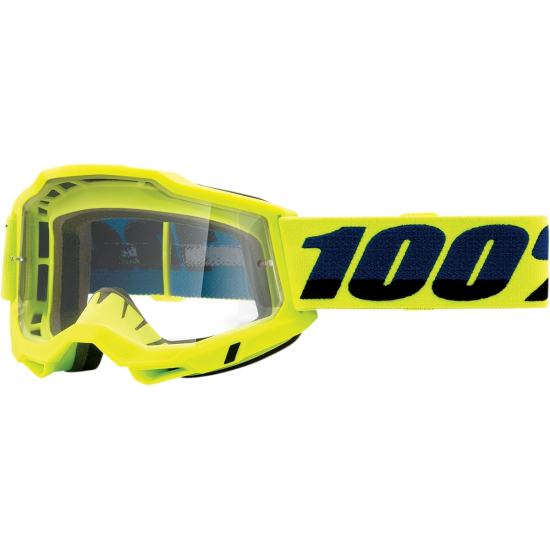 100% Accuri 2 Goggles YL CLR 50013-00003 - Premium Motorbike Eyewear