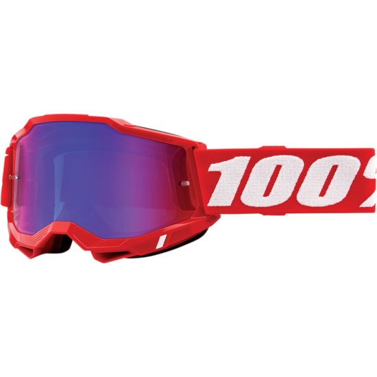 100% Accuri 2 Adult Goggles - Red Mirror Lens - 50014-00005