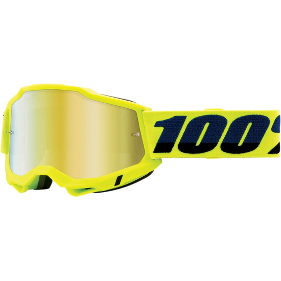 100% Accuri 2 Goggles YL MIR GD 50014-00003 - Premium Motorcycle Eyewear