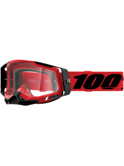 100% Racecraft 2 Goggles RD CLR - Premium Motorbike Eyewear