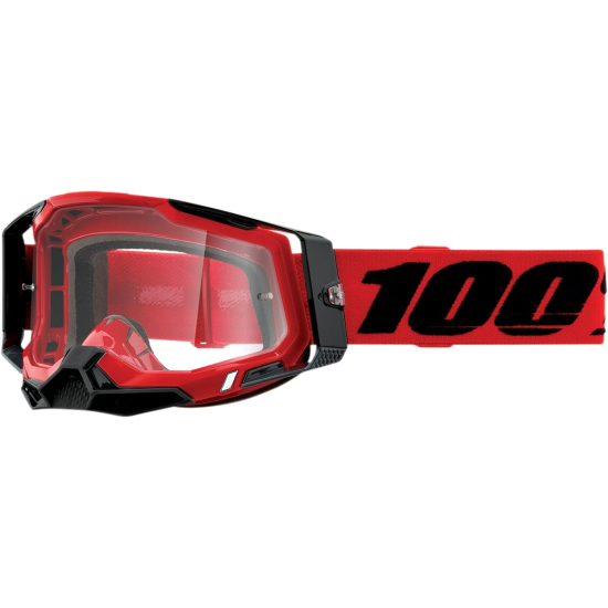 100% Racecraft 2 Goggles RD CLR - Premium Motorbike Eyewear