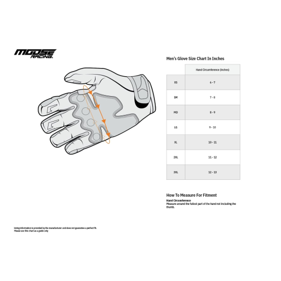 All-New MOOSE RACING GLOVE MX2 33307 #1