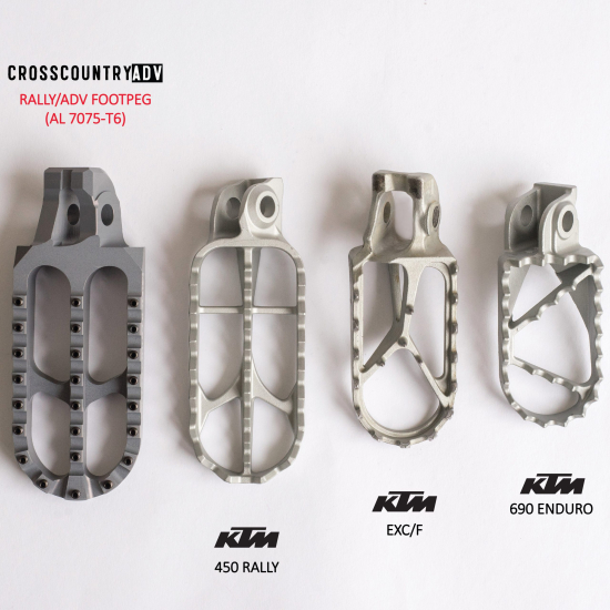 CrossCountryADV Rally/ADV Footpegs - Premium Motorcycle Foot #1