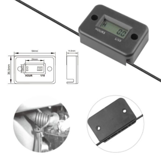 MX GUARDS Universal Hour Meter #2