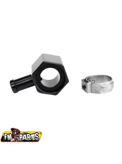 Fm-Parts Aluminium Fuel Tank Connector KTM/Husqvarna/GasGas TPI Black 2018-2023 FMFC2025BK