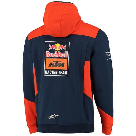 2022 - Red Bull KTM Official Teamline Hoodie (Navy-Orange) - M-151344-L