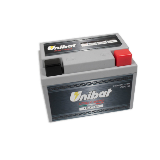 UNIBAT Lithium Battery ULT1B - High-Performance Motorcycle Battery