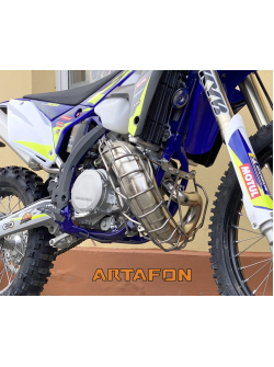 ARTA FON 250/300 SHERCO 2T 2024-2019 SE FACTORY RACING PG13 X Grilled Resonator Protector