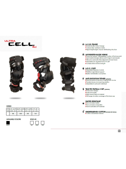 Asterisk Ultra Cell 4.1 Knee Brace - Pair AST-UC-**-BLK-P-4.1