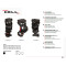 Asterisk Ultra Cell 4.1 Knee Brace - Pair AST-UC-**-BLK-P-4.1