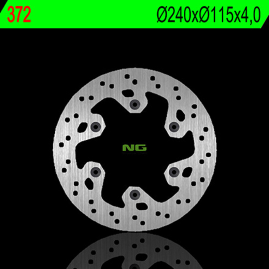 NG BRAKES Round Fixed Brake Disc 372