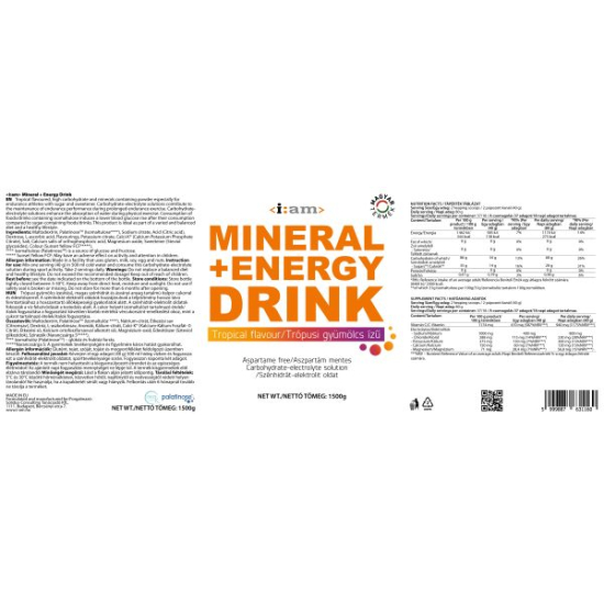 I:AM FUELING Mineral+Energy Drink 1500g - Multiple Flavors #1