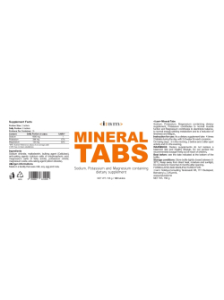 I:AM FUELING Mineral Tabs Salt Tablets 120 pcs iam001