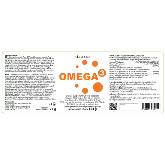 I:AM FUELING Omega-3 iam014 #1