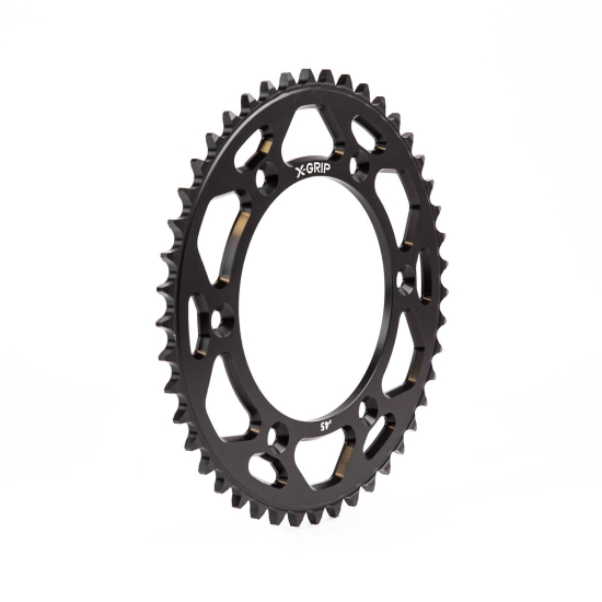 X-GRIP JAWS Sprocket (45-52 Teeth) - Black | Premium Motorcycle Parts