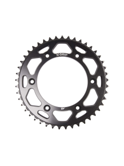 X-GRIP JAWS Sprocket (45-52 Teeth) - Black | Premium Motorcycle Parts